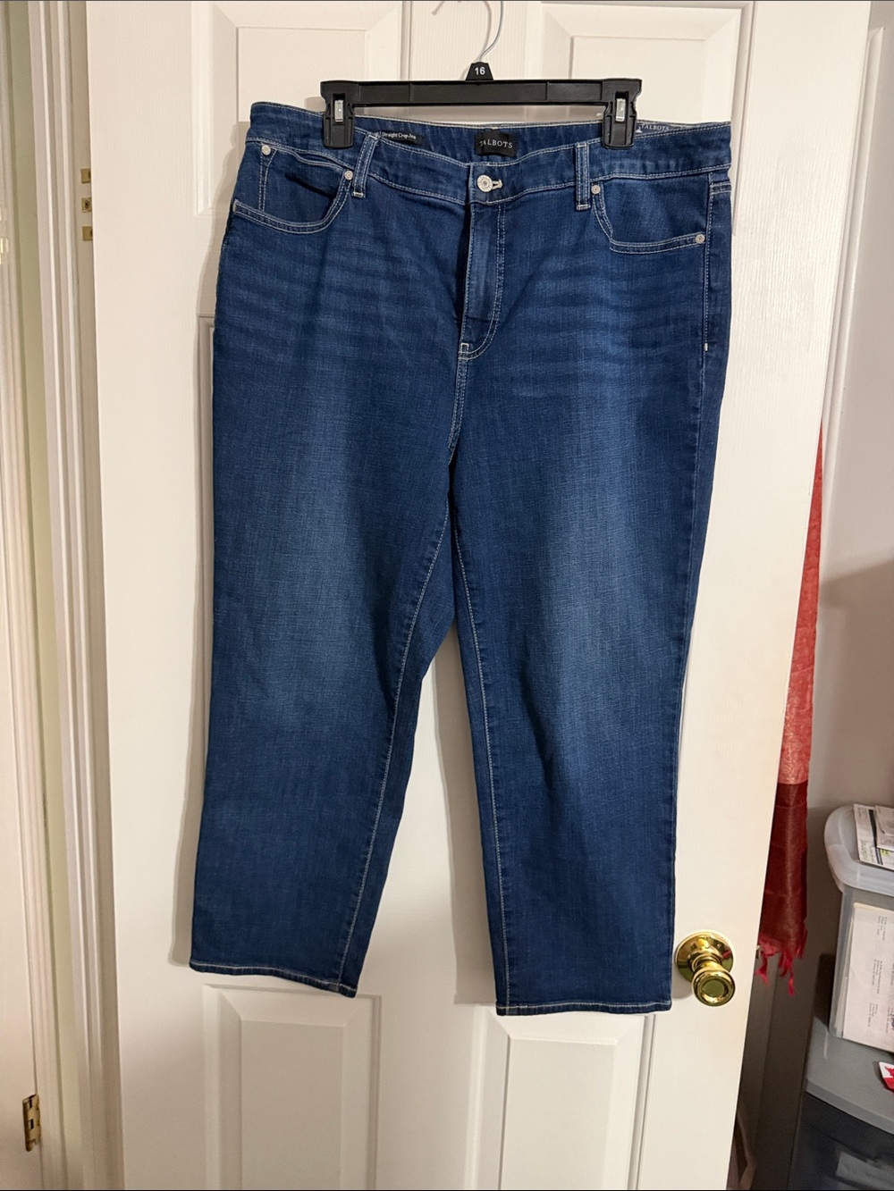 Talbots Medium Dark Blue Cropped Jeans